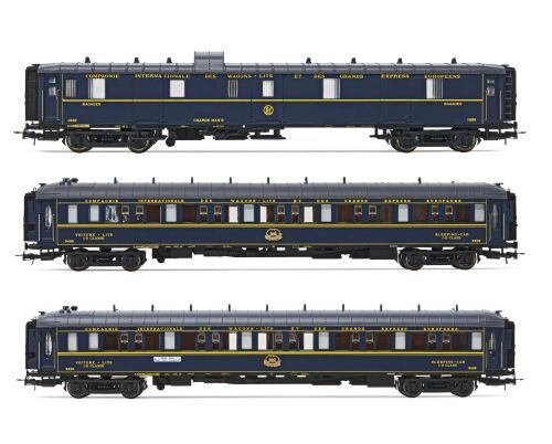 Jouef HJ4162 CIWL 3 Wagen Train Bleu Set 1 fourgon+2xLx Ep.III